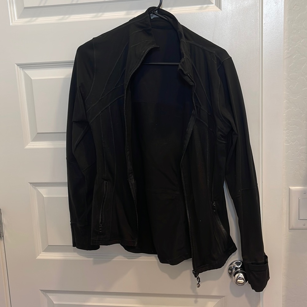 Black athletic jacket